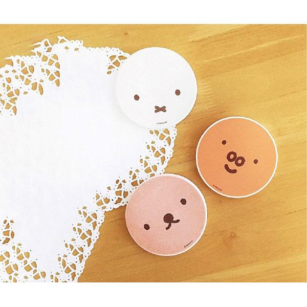 Miffy（ミッフィー） ミッフィー「陶製吸水コースター(フェイス