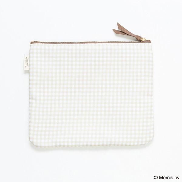 Miffy（ミッフィー） ミッフィー「BRUNA CHECKERED／フラットポーチ