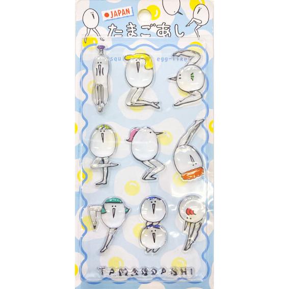 たまごあし「ぷっくりシール(6枚セット)」 : 金箔屋本舗Gold-shop