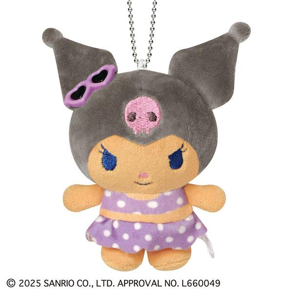 クロミ マスコットホルダー(ナイトデザインプロモーション)サンリオキャラクターズ sanrio（サンリオ） サンリオキャラクターズ「ナイトパーティ