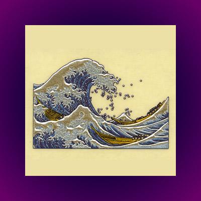 浮世絵 うつし金蒔絵「浪裏」 : 金箔屋本舗Gold-shop - 通販 - Yahoo