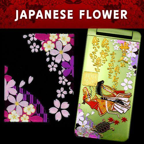 蒔絵シール「JAPANESE FLOWER／桜」 : 金箔屋本舗Gold-shop - 通販