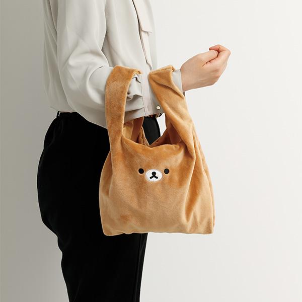 リラックマ　ぬいぐるみ窓付きショルダーバッグ　レア リラックマ ぬいぐるみ窓付きショルダーバッグ レア リラックマたちを