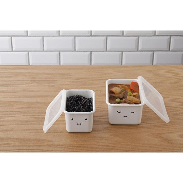 新品】ミッフィーフェイス 深型角容器2点 マグ2点 4点セット 富士