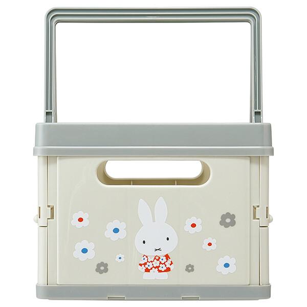 Miffy（ミッフィー） ミッフィー「モノトーン／折りたたみバスケット
