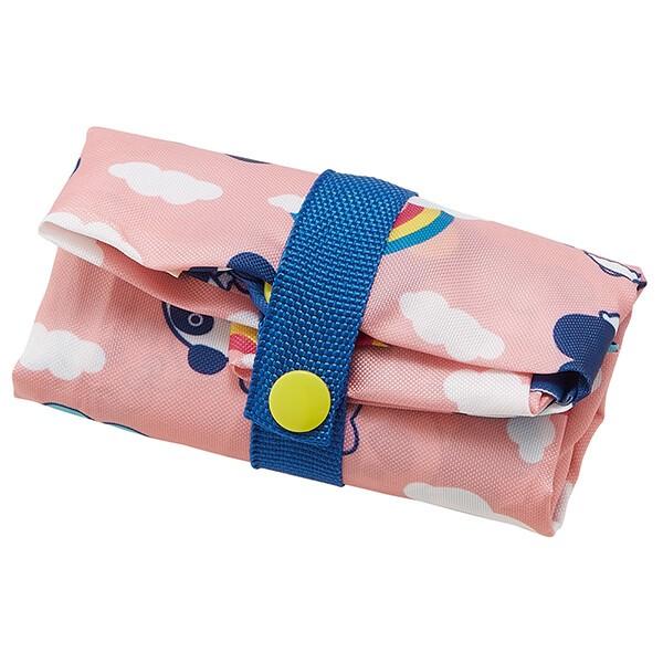 おぱんちゅうさぎ「ショッピングエコバッグ(ダイカットポーチ付)レトロ