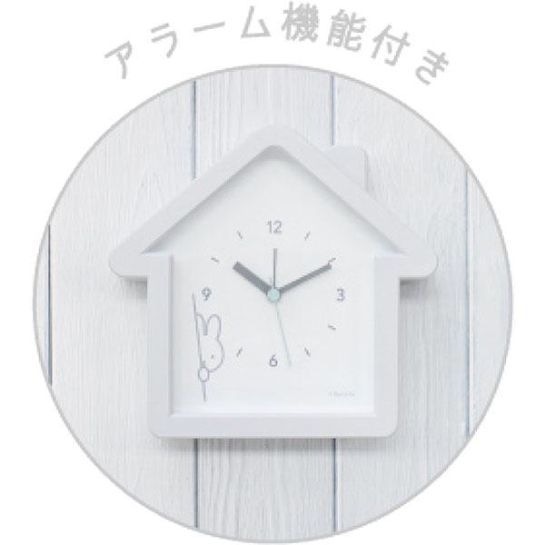ミッフィー  時計　アクリルクロック ブルー】ミッフィー 卓上アクリルクロック 70th Anniversary