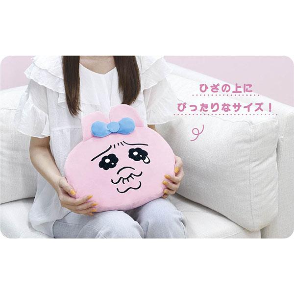 1月販売予定】おぱんちゅうさぎ「もっちりフェイスクッション(なみだ