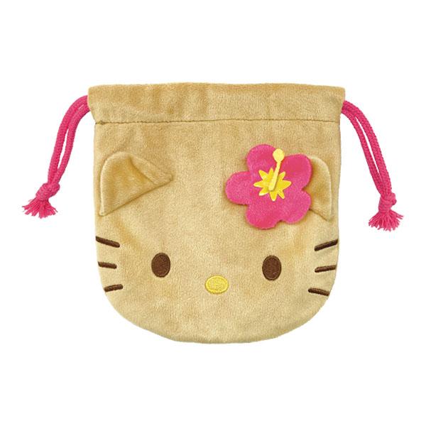 sanrio（サンリオ） ハローキティ「ぬいぐるみ巾着(ひやけ)」 : 金箔屋