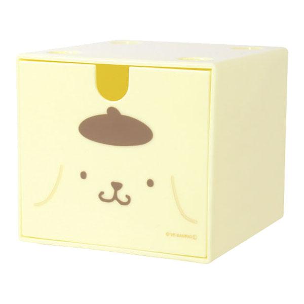 サンリオ ポムポムプリン 木製チェスト 小物入れ 木 ポムポムプリン サンリオキャラクターズ「スタッキングチェスト