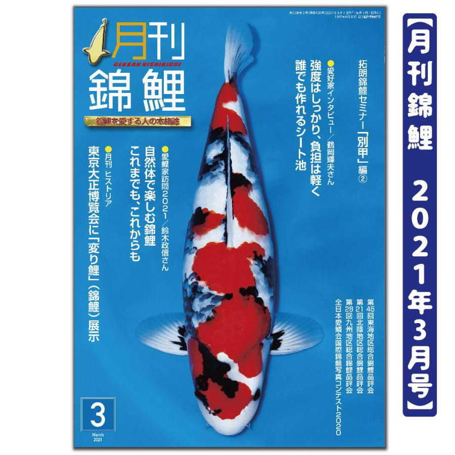 泳ぐ宝石 月刊錦鯉 ２０２１年 3月号 １冊 Ng 株式会社 錦彩出版 通販 Yahoo ショッピング