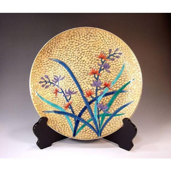 有田焼染錦黄金蘭絵飾り大皿 Solkamtech Com