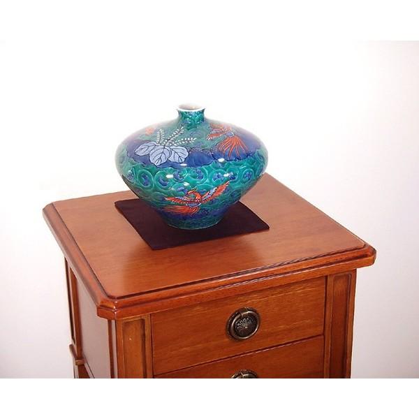 有田焼 染錦鳳凰唐草桐絵花瓶｜陶芸作家　藤井錦彩 【岸岳】 作