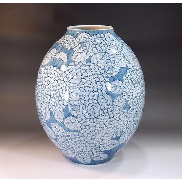 有田焼 花瓶 花器 花入 錦彩 有田焼】飾り花瓶 染錦白金彩牡丹孔雀図 - JTOPIA