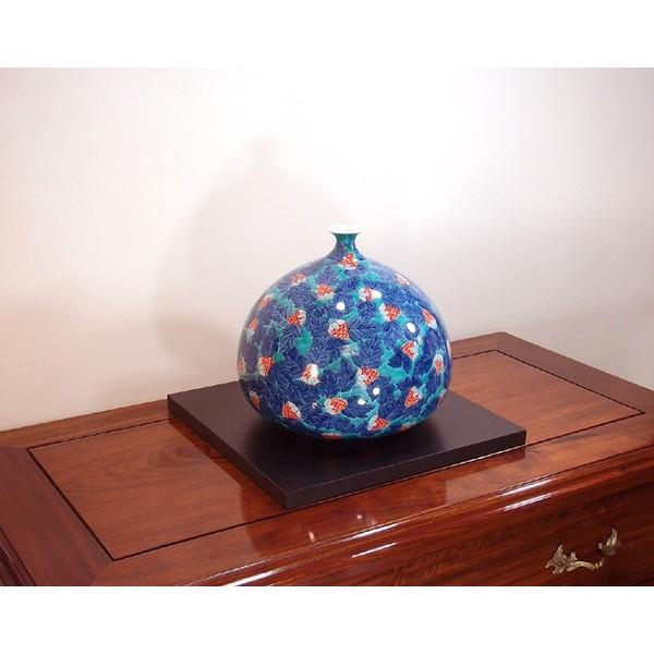 【ほぼ未使用】 有田焼 染錦野苺絵花瓶｜陶芸作家　藤井錦彩 作 【IQY3341877098】(118800円)