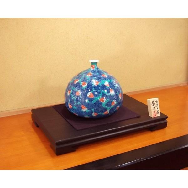 【ほぼ未使用】 有田焼 染錦野苺絵花瓶｜陶芸作家　藤井錦彩 作 【IQY3341877098】(118800円)