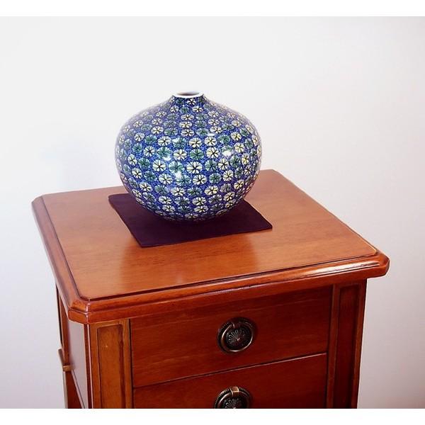 有田焼 染錦小花文様花瓶｜陶芸作家 藤井錦彩 作