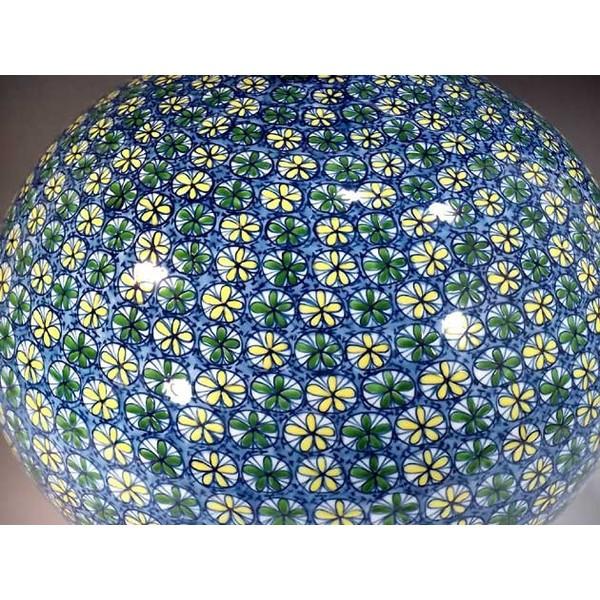 有田焼 色鍋島様式小花文様花瓶｜陶芸作家 藤井錦彩 作 : 有田焼 藤井