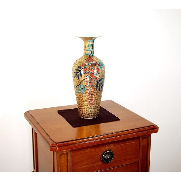 有田焼 染錦蘭絵花瓶｜陶芸作家 藤井錦彩 作 有田焼 染錦花尽くし絵