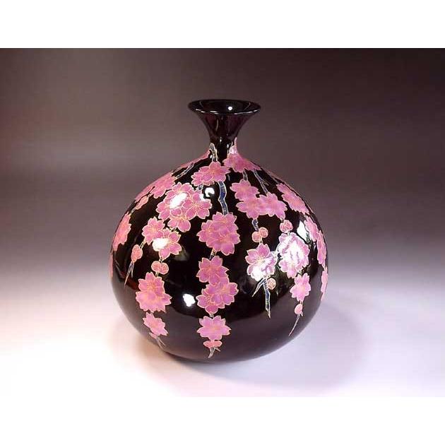 新品 天目釉金彩枝垂れ桜絵花瓶 有田焼 陶芸作家 藤井錦彩作 N10 有田焼 藤井錦彩窯 通販 Yahoo ショッピング 正規激安 Foroactua Com