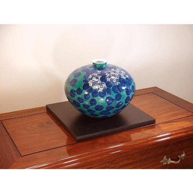 色鍋島様式紫陽花絵花瓶｜有田焼 陶芸作家　藤井錦彩作