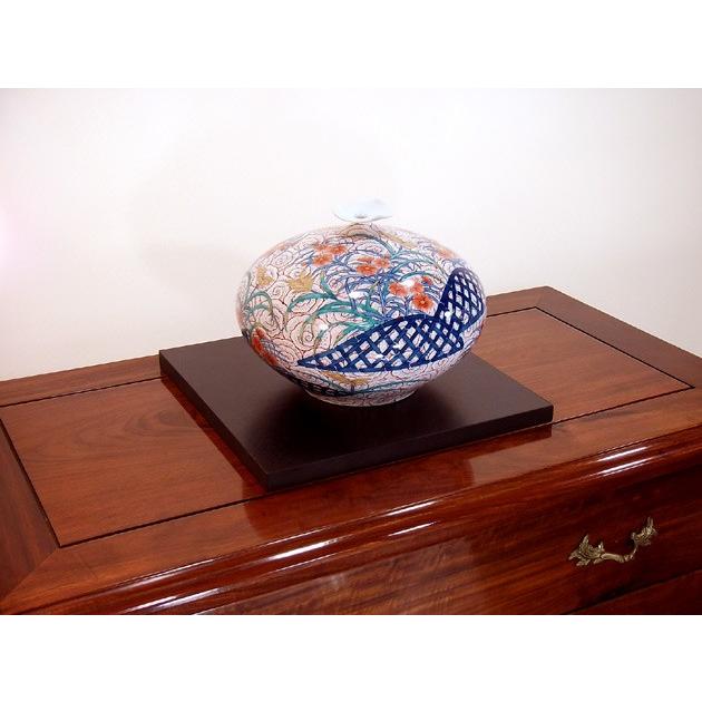 日展作家 伝統工芸作家 藤井朱明 作 「朝日」 花瓶 花入 壺 共箱あり