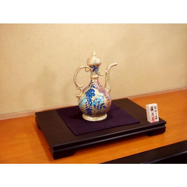 染錦黄金藤絵飾り水差し｜有田焼 陶芸作家 藤井錦彩作 : 有田焼 藤井錦