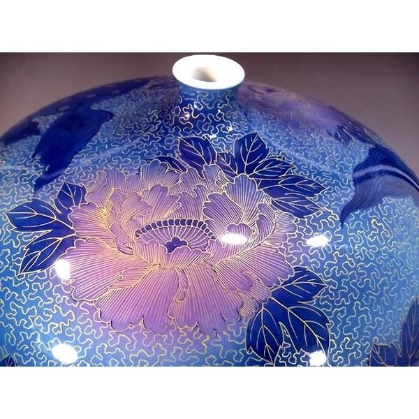 有田焼 花瓶 有名作家物 哲山作 大花瓶熨 斗絵花瓶金彩 色絵 飾壺 有田焼 花瓶 有名作家物 哲山作 大花瓶熨 斗絵花瓶金彩 色絵