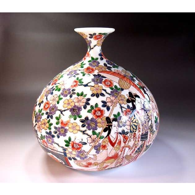 有田焼 染錦 金彩 花鳥文様 鳳凰 大皿 飾り皿 年代物 金襴手 31.5cm