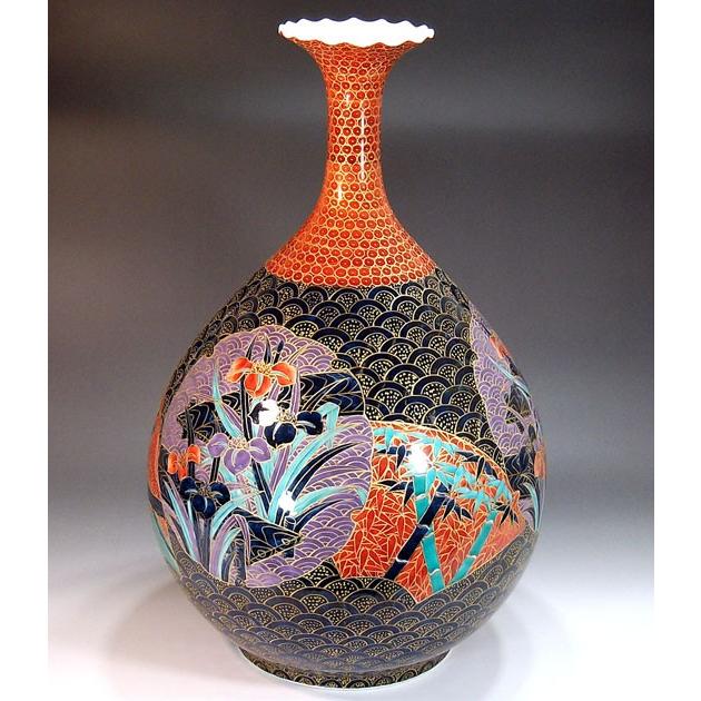 作家 草場正人 有田焼 肥前有田 花瓶 陶器 有田焼】草場正人作 花瓶