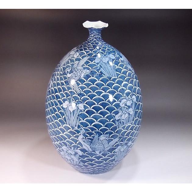 【希少品】古美術　大花瓶　精描かれた山水画青花染付け 希少品】古美術 大花瓶 精描かれた山水画青花染付け - メルカリ
