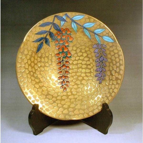 有田焼 染錦黄金藤絵器｜陶芸家 藤井錦彩作 : 有田焼 藤井錦彩窯