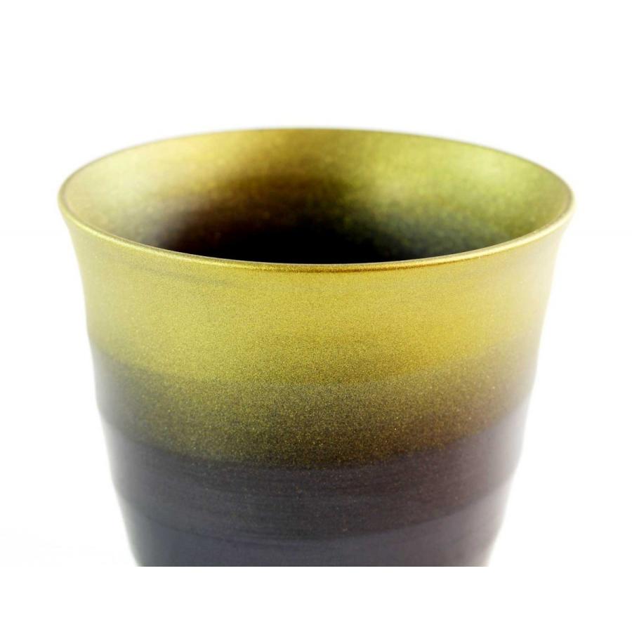 窯変金プラチナ彩焼酎カップペアセット｜有田焼 陶芸家 藤井錦彩作