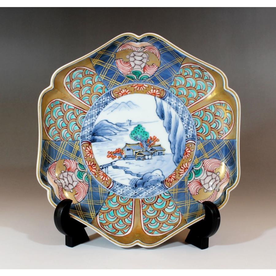 金襴手古伊万里様式飾り皿｜有田焼 陶芸作家　藤井錦彩作
