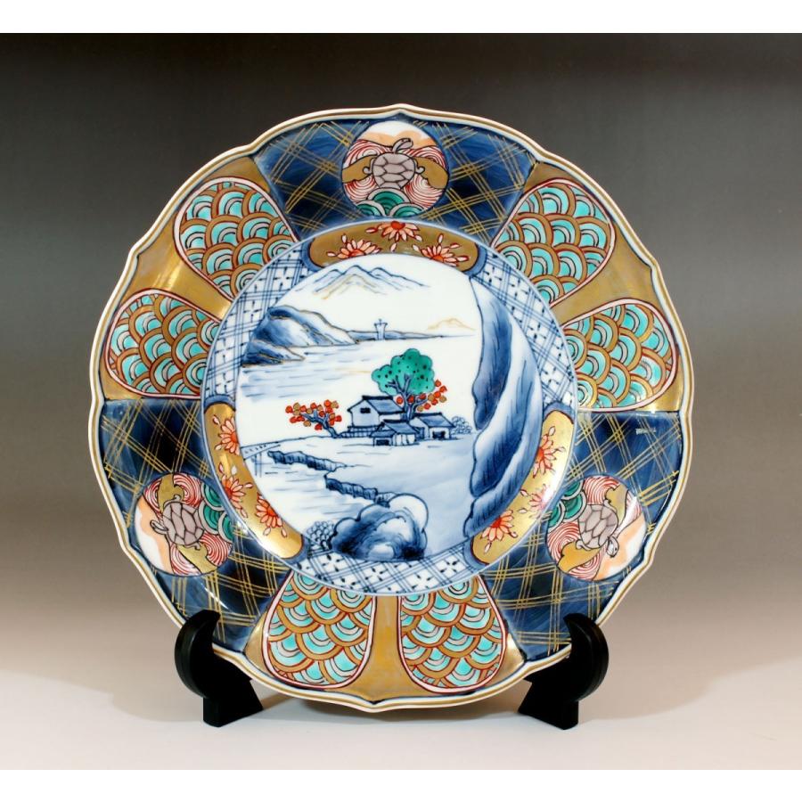 金襴手古伊万里様式飾り皿｜有田焼 陶芸作家 藤井錦彩作