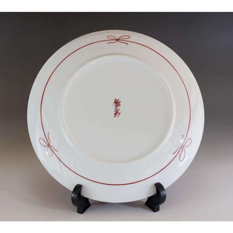 金彩富士山松鶴扇窓絵飾り大皿｜有田焼 陶芸作家 藤井錦彩作 : 有田焼