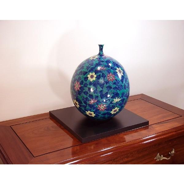 有田焼 色鍋島様式鉄線花絵花瓶｜陶芸作家 藤井錦彩 作 【公式通販】