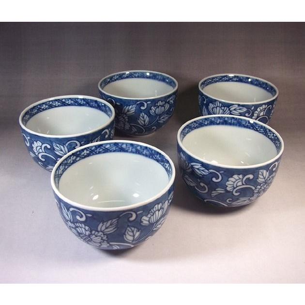 染付牡丹唐草八角 其泉作 染付牡丹唐草文八角鉢 - 加賀九谷 ONLINE SHOP