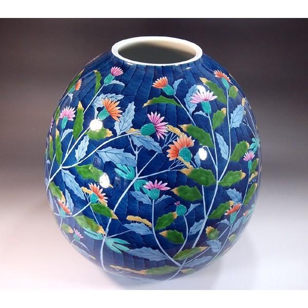 有田焼 色鍋島様式薊絵花瓶 陶芸作家 陶芸作家 有田焼の陶器花瓶 壷や飾り皿 酒器 ぐい飲みなどの和食器を取揃えております ギフト 贈答品 贈り物 記念品を桐箱入り 木箱 でお届け 名入れ 熨斗も承ります Zs 有田焼 藤井錦彩 作 有田焼 色鍋島様式薊絵花瓶 藤井錦