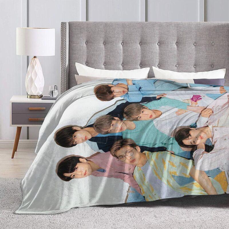 BTS (防弾少年団) BT21 毛布 膝掛け 軽量 ブランケットお昼ねケット