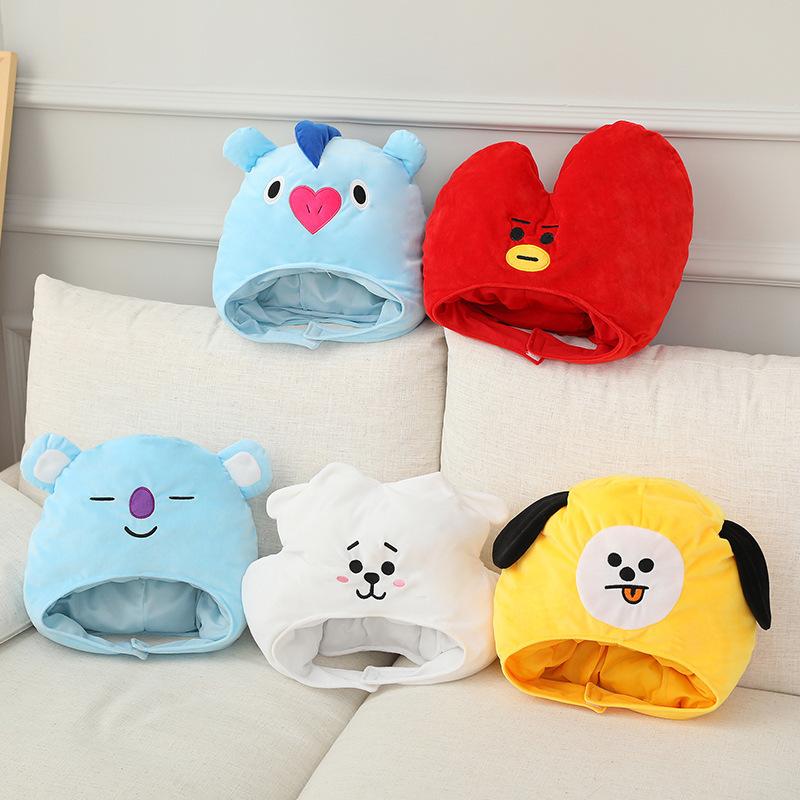 BTS(防弾少年団) bts帽子 bt21帽子ヘッドギアぬいぐるみ帽子 子供
