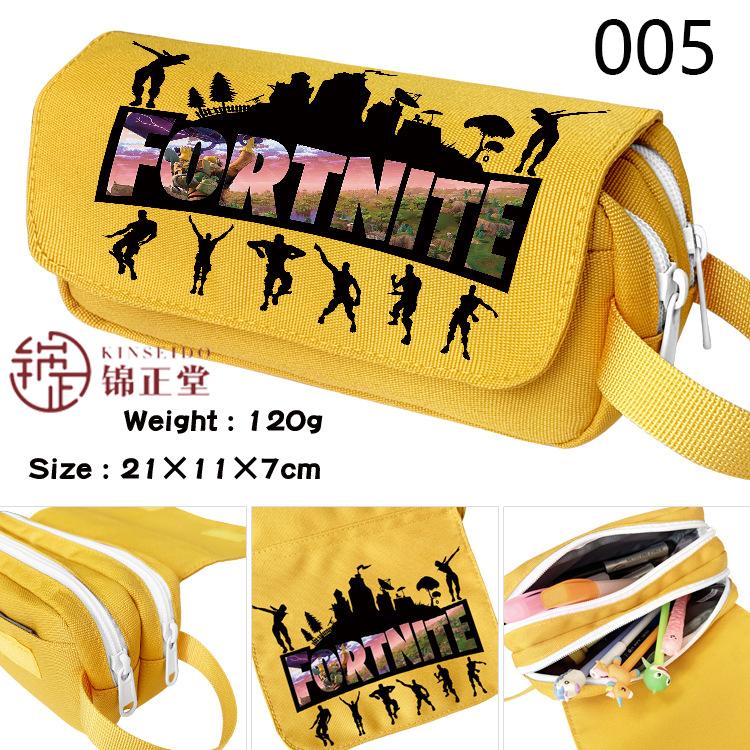Fortnite ダブルファスナー ダブルジップ 大容量 ペンケース