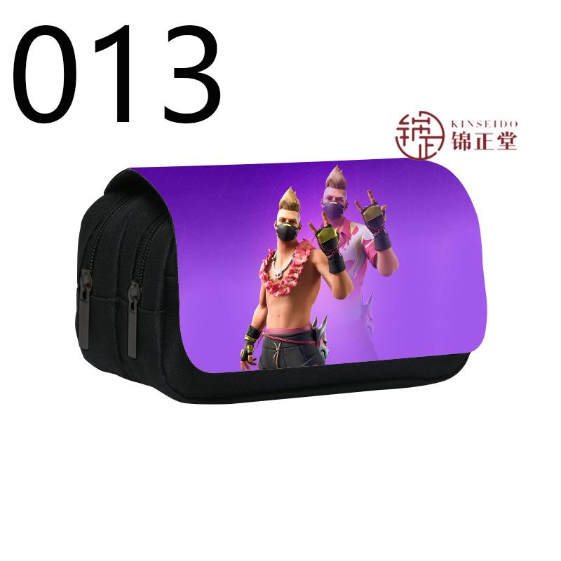 Fortnite ダブルファスナー ダブルジップ 大容量 ペンケース