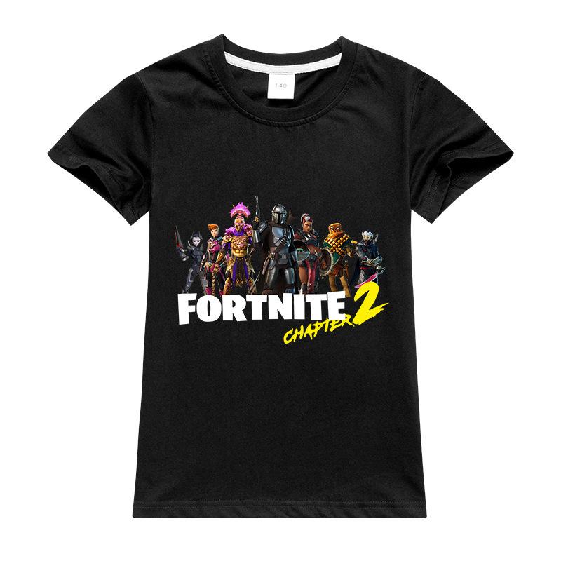 Tシャツ FORTNITE フォートナイト ティーシャツ 半袖 黒 ブラック ゲーム ロゴ 子供 男女兼用コスチューム アニメ 通気吸汗｜kinseido2020｜09