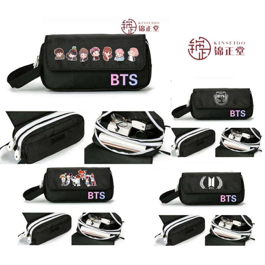 BTS グッズ ペンケース 文房具 大容量 軽量 ギフト 筆箱 化粧