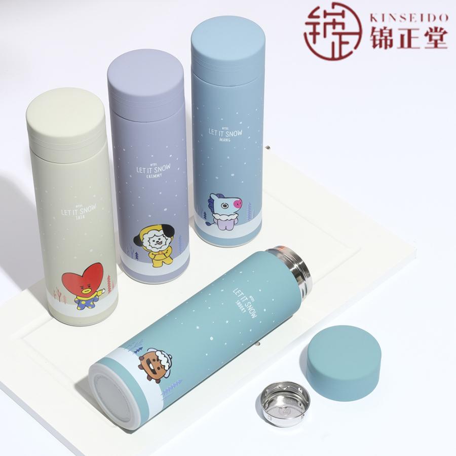 防弾少年団(BTS) - ちるる07　　BT21公式 CHIMMY ミルクタンブラー BT21 プラスチックタンブラー 蓋付き LINE FRIENDS ビーティー