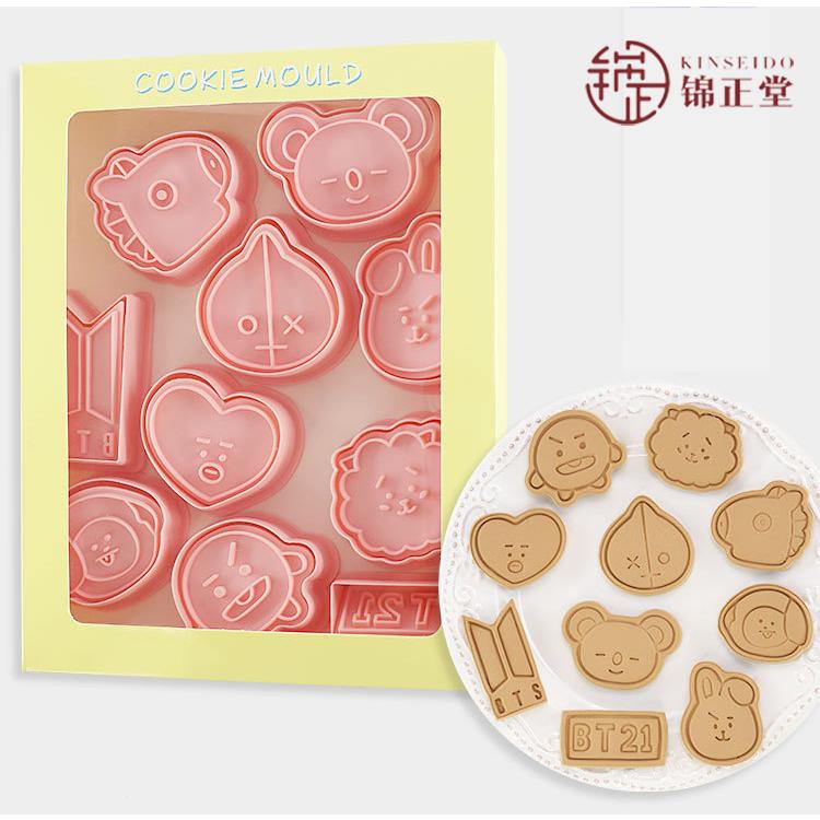 BT21 クッキー型抜き BTS 防弾少年団 韓流グッズ クッキー型抜き 製菓