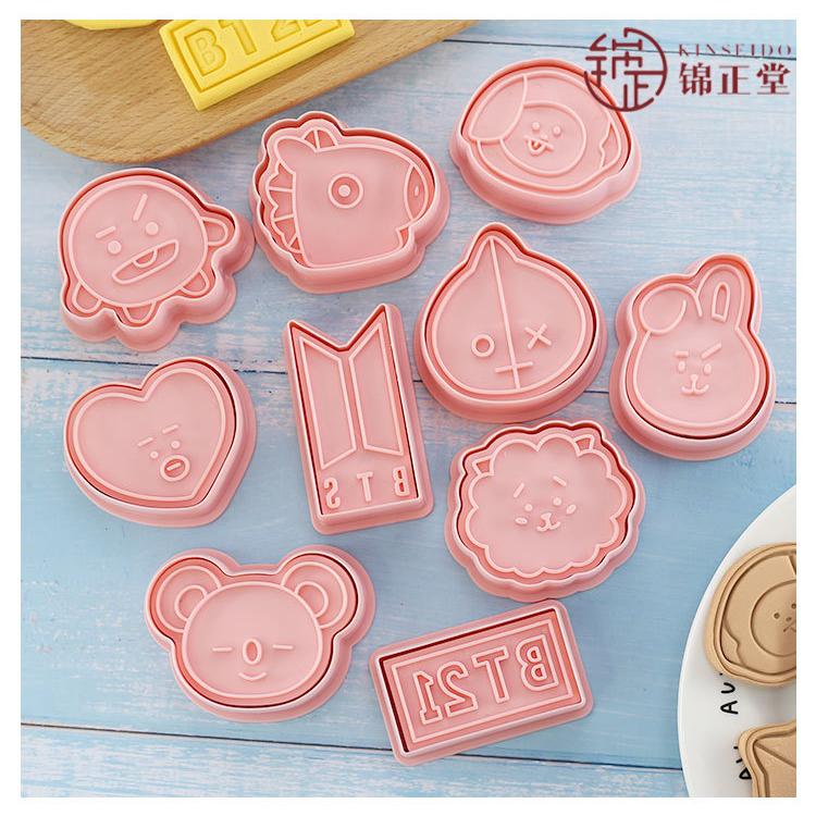 BT21 クッキー型抜き BTS 防弾少年団 韓流グッズ クッキー型抜き 製菓