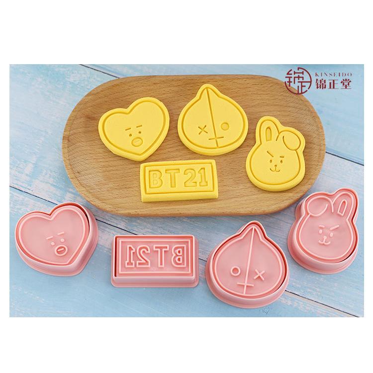 BT21 クッキー型抜き BTS 防弾少年団 韓流グッズ クッキー型抜き 製菓