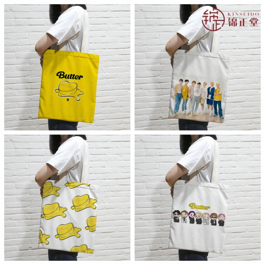 BTS(防弾少年団) 日常用/韓流グッズ LOVE YOURSELF 応援 トートバッグ